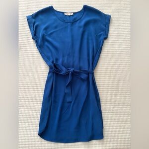 Pink Rose Cobalt Blue Dress Size Small